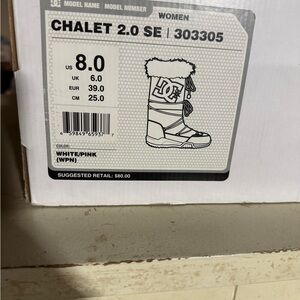 DC Women's Chalet 2.0 SE Boots - White and Pink